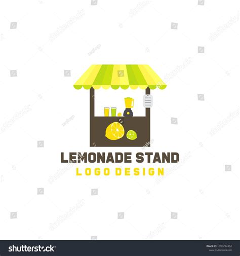 Lemonade Stand Logo Design food and drink royalty free images vector in 2020 | Food logo design ...