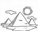 Egyptian Pyramids coloring Page  Download Print Or Color Online For Free sketch template
