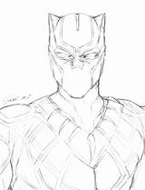 Marvel Black Panther Coloring Pages At GetColoringscom  Free sketch template