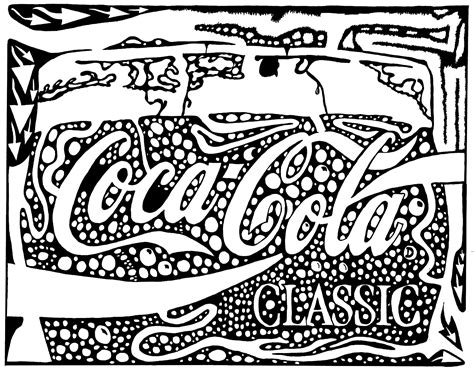 Coca cola coloring pages download and print for free