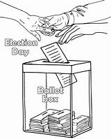 Election Day Coloring Pages 01 sketch template