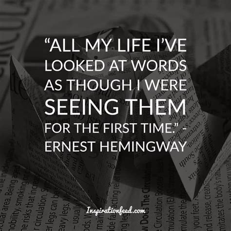 Top 30 Ernest Hemingway Quotes To Guide You In Life | Inspirationfeed