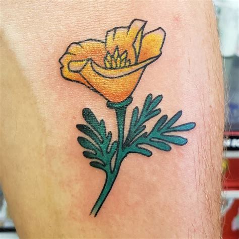 101 Amazing California Poppy Tattoo Ideas You Need To See! | Outsons | Men's Fashion Tips And ...