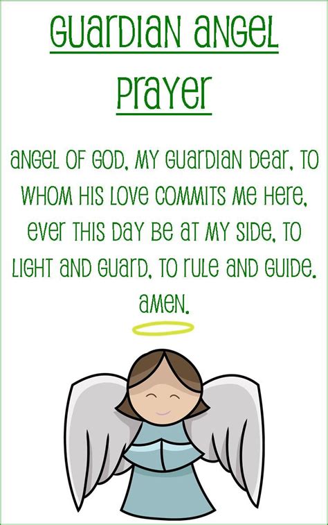 Guardian Angel Prayer Catholic Printable