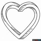 Free Printable Heart Coloring Pages For Kids sketch template