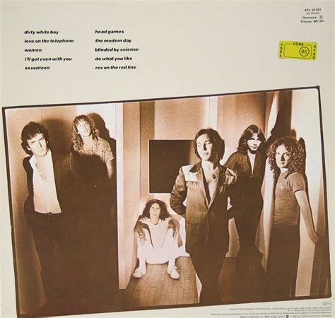 Shocking Story Behind Foreigner's Controversial 1979 Head Games Album Cover 12" Vinyl LP Album ...