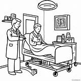 Hospital Scene Coloring Page 14790 11648 sketch template