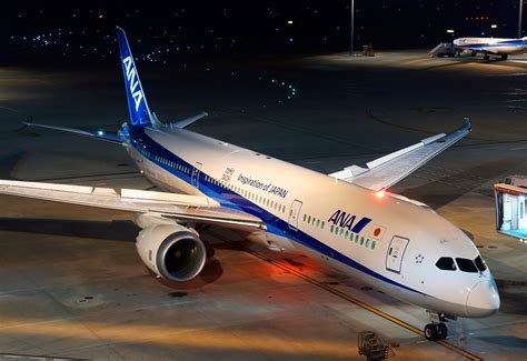 ANA Boeing 787-9 Dreamliner At Tokyo Haneda Airport | Aircraft Wallpaper Galleries