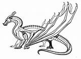 Dragon Coloring Page For Kids  Pages sketch template