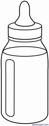 Baby Bottle Coloring Pages Sketch Page sketch template