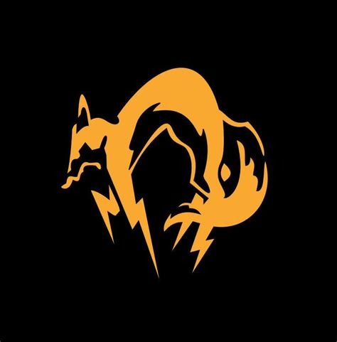 Foxhound logo from MGS. My favorite game series. | Metal gear, The fox ...