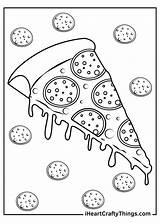 Free Coloring Pages Of Pizza sketch template