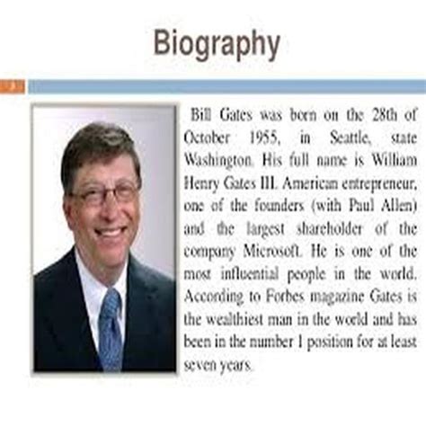 Bill Gates Short Biography - ប្រវត្តិ Bill Gates Biography In CR ...