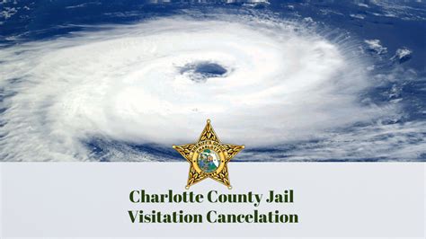 Charlotte County Jail Visitation Cancelation – Charlotte County Sheriff's Office