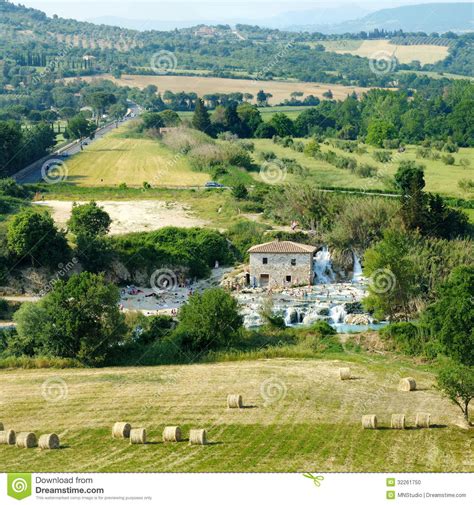 Mill Waterfall of Terme Di Saturnia Stock Photo - Image of europe, etruscan: 32261750