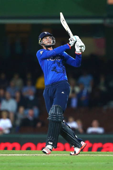 Alex Hales of England bats during the 2015 Cricket World Cup match between England and ...