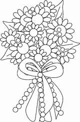 Flower Bouquet Coloring Pages & coloring Book sketch template