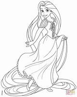 Rapunzel From Disney Tangled coloring Page  Free Printable Coloring Pages sketch template