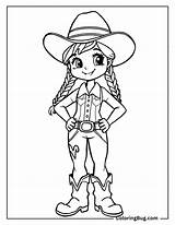 38 Cowgirl Coloring Pages Free Printable PDFs sketch template