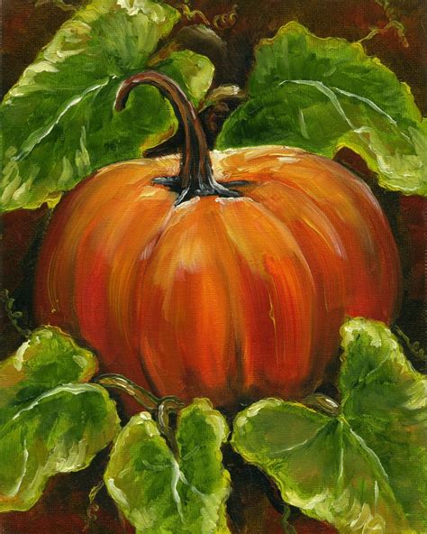 Pumpkin Painting by JHawkDesign on Etsy