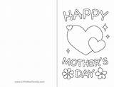 Coloring Pages For Mothers Day Cards sketch template