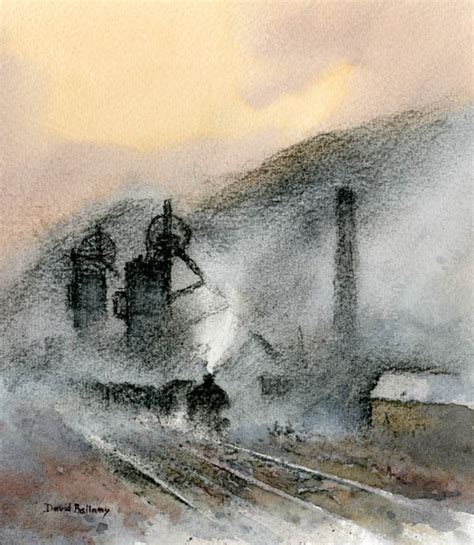 Dirt, dust and watercolour: paintings of coal mines | Bellamy's Bivouac