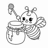 Desenho Para Colorir Abelha sketch template