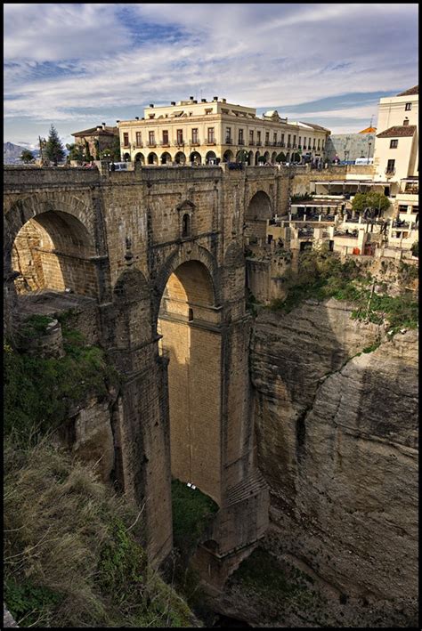 Ronda Bridge, Spain....I have actually stood here and it is breath ...