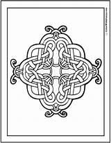 90 Celtic Coloring Pages Irish Scottish Gaelic Kids Adults PDF sketch template