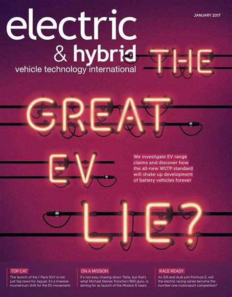 Cosworth on LinkedIn: Electric & Hybrid Vehicle Technology International - January 2017