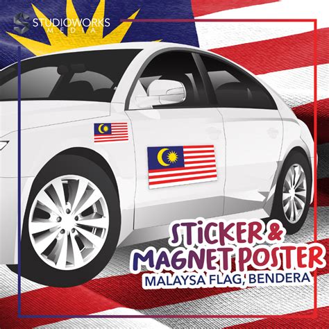 Magnet & Sticker Poster Malaysia Flag Bendera Merdeka | Shopee Malaysia