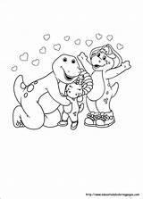 Barney Coloring Pages  Educational Fun Kids And sketch template