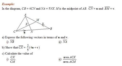 Vector Geometry (solutions, examples, videos)