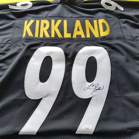 Levon Kirkland - Pittsburgh Steelers Linebacker - Signed Jersey (JSA Certificate of Authenticity ...