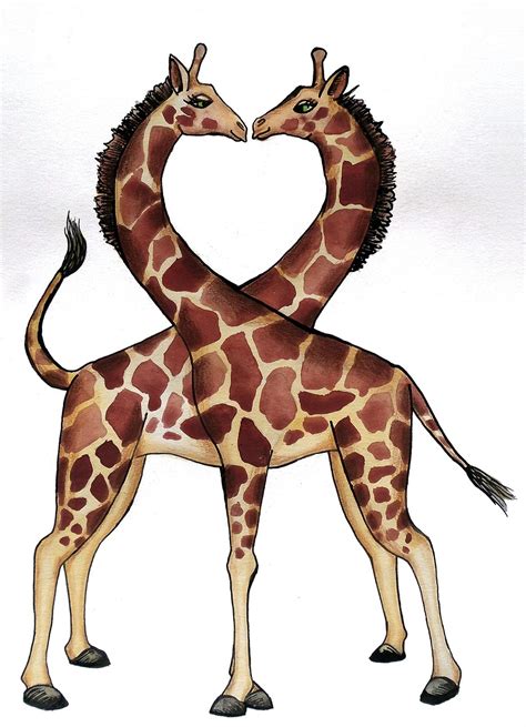 Giraffe,heart,love,animals,decoration - free image from needpix.com