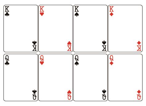 Blank Playing Card Template Blank Playing Cards, Printable Playing Cards, Custom Playing Cards ...