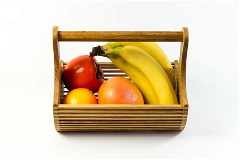 Wooden fruit boxes made from oak. The whole surface of the boxes is covered with natural oil ...