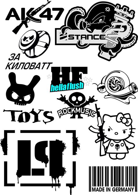 Vector car stickers Free Vector cdr Download - 3axis.co