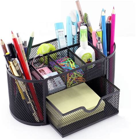 Flipkart.com | Smart Saver 9 Compartments Metal Desk Accessories, Pen ...