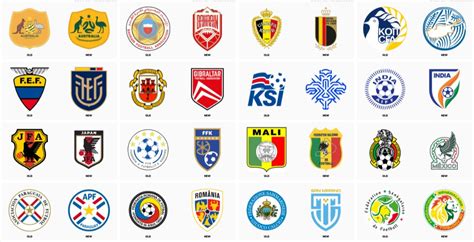 Recent National Team Logo Updates: 20+ Teams Including Brazil, Belgium ...