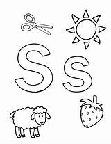 Letter S Coloring Pages sketch template