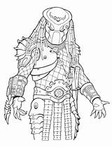 Alien Vs Predator Colouring Book  Bender Speartooth Ronniesolano sketch template
