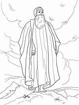 Moses Strikes The Rock Coloring Sheet Pages sketch template