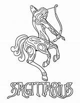 Sagittarius Coloring Page / Digital Download Printable  Etsy sketch template