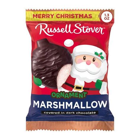 Russell Stover 1.3 oz Dark Chocolate Marshmallow Ornament - 10000468 | Blain's Farm & Fleet