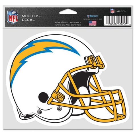 Los Angeles Chargers 2020 Helmet Logo - 5x6 Ultra Decal at Sticker Shoppe