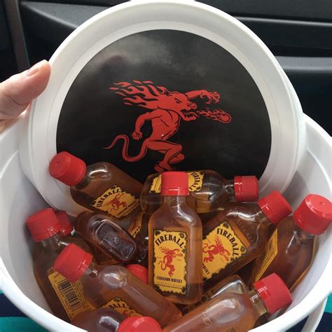 There's A Fireball Party Bucket Filled With 20 Mini Bottles That's Sure ...