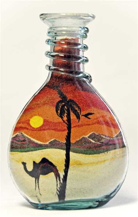 Souvenir Shopping in Jordan - Sand Bottles | Petra Nights Tours