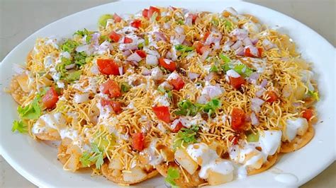 Papri Chaat Recipe | Dahi Papri Chaat With Homemade Papri - YouTube