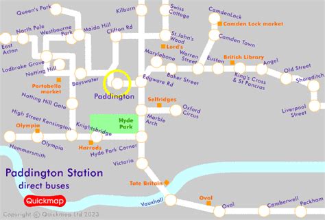 Map Of Paddington Station